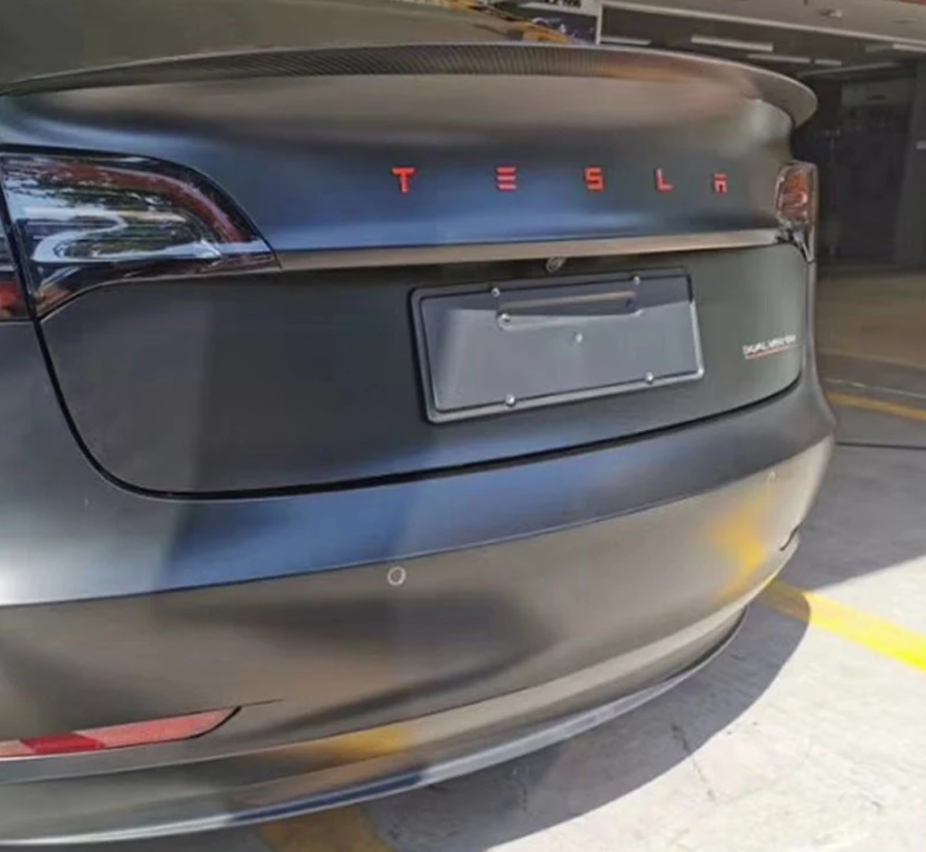 Tesla Letters Sticker Emblems Compatible with Model 3/Y/S/X