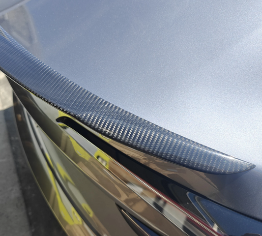 Real Carbon Fiber Rear Spoiler For Tesla Model 3 Y 2018-2028 Performance Sport Style