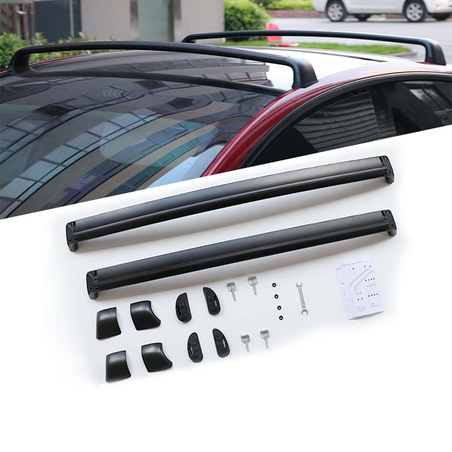 Tesla Model 3 Roof Rack Crossbars 2017-2024 Heavy Duty 180lbs Free Shipping