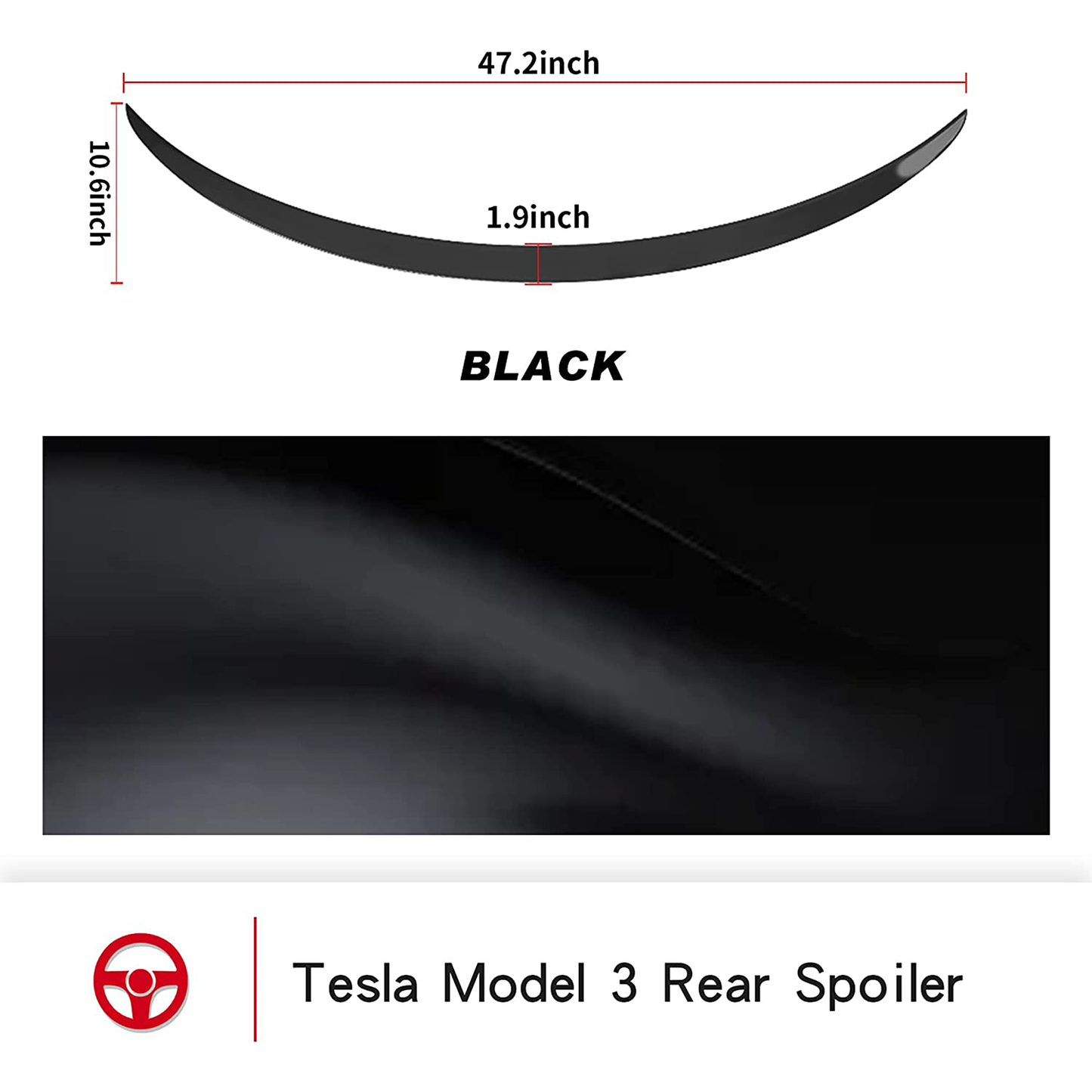 Tesla Model 3 Rear Performance Spoiler