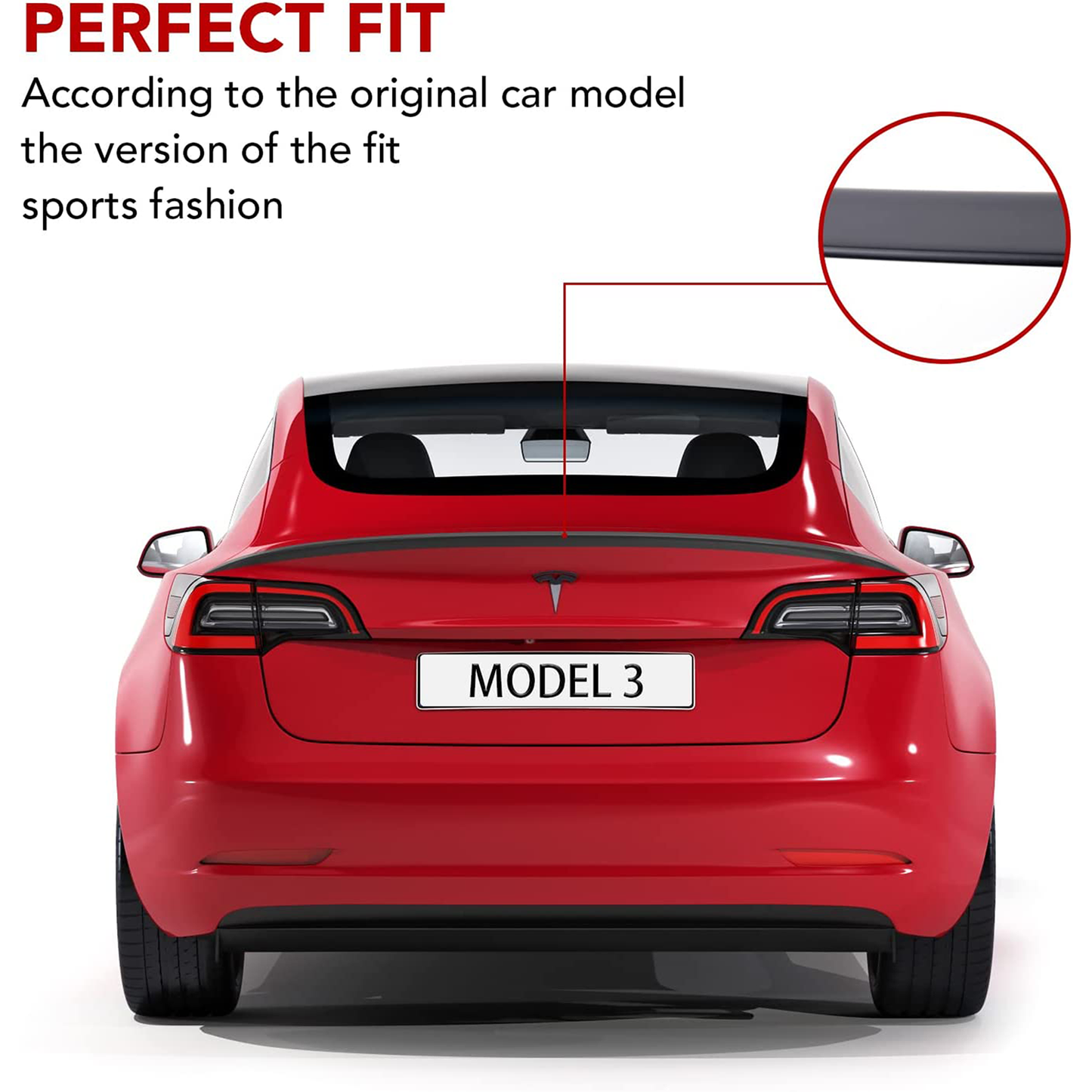 Tesla Model 3 Rear Performance Spoiler