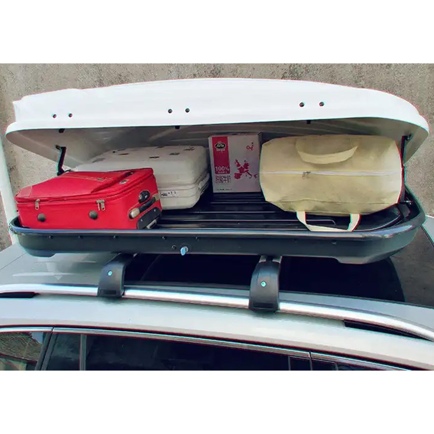 Lakeview Rooftop Cargo Box 750-L  68"L x 32.3"W x 16"H