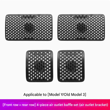 Tesla Model 3 Model Y Air Conditioner Vent Ventilation Cover Anti Direct Blowing Wind 4 Pcs