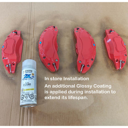 Tesla Model Y Juniper Brake Caliper Aluminum Cover Red Green