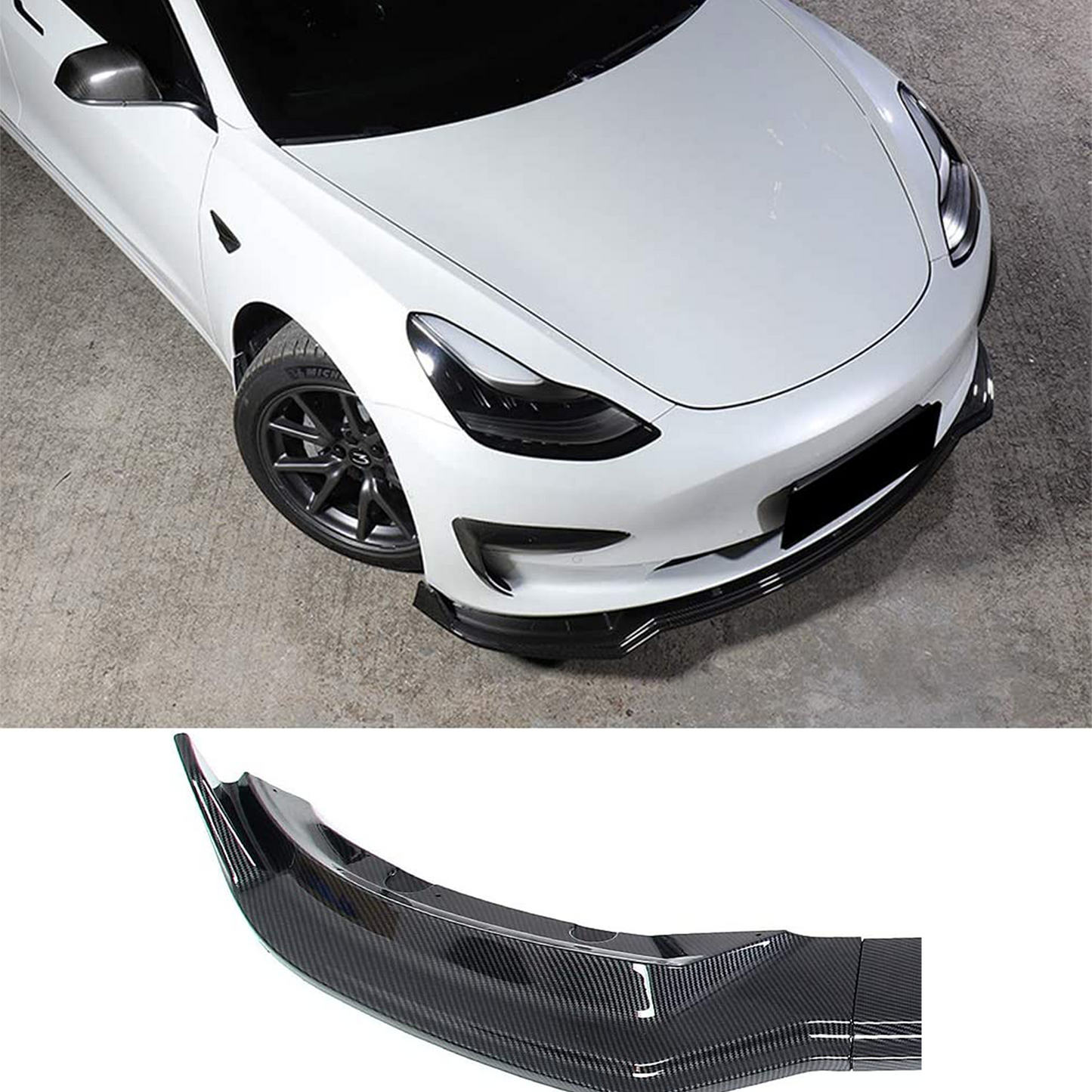 Tesla Model 3 Front Bumper Lip Spoiler