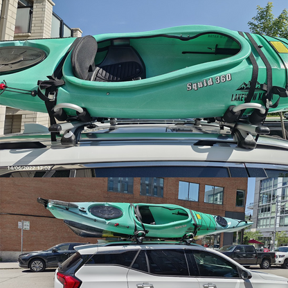 Kayak Carrier Aluminum Foldable J-Bar