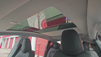 Tesla Model Y Voice Control Electric sunshade With Ambient Lights