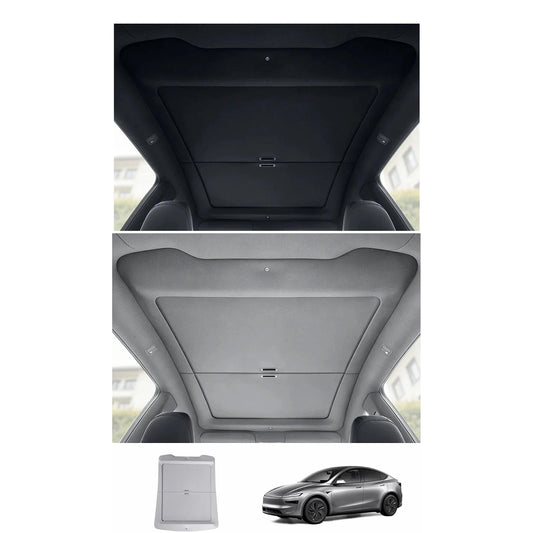 Model Y Retractable Roof Sunshade with installation