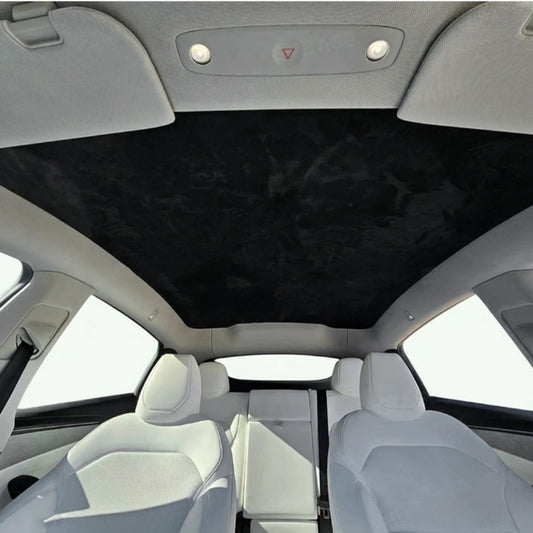 Model Y Juniper Black Electrostatic Sunshade Silicone Heat Insulation UV Protection