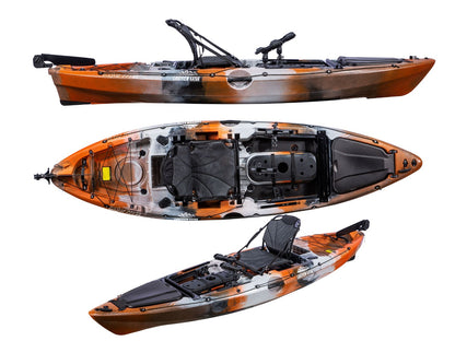 VICKING 11ft Angler Sit on Top Fishing Kayak with Adjustable Hro