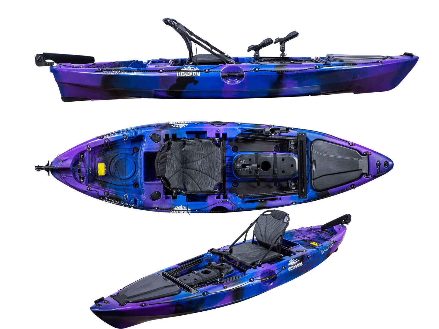 Angler Pro 10 Fishing Kayak with rudder system